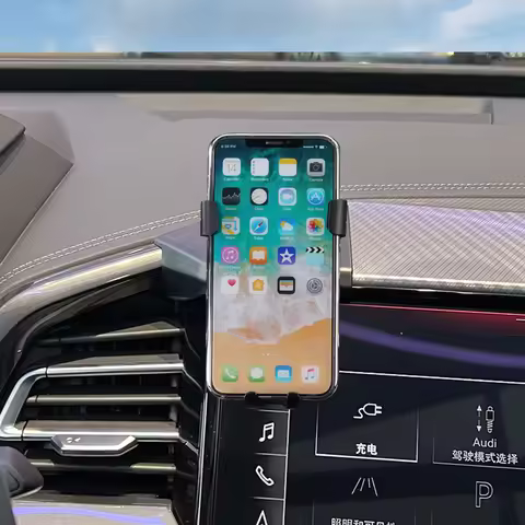 Car Phone Holder Fit for Audi Q4 E-Tron 2022 2023 Dashboard Air Vent Mount Bracket Mobile Phone Stan