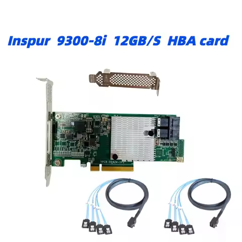 Inspur LSI SAS3008 9300-8i SATA / SAS HBA Controller 12Gbps IT Mode ZFS TrueNAS