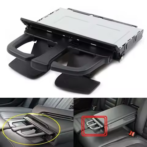 Car Dash Cup Holder Rear Seat Armrest Cup Holder for Jetta Golf MK4 MK5 Passat B6 -Audi A3 A4 A5 A6 