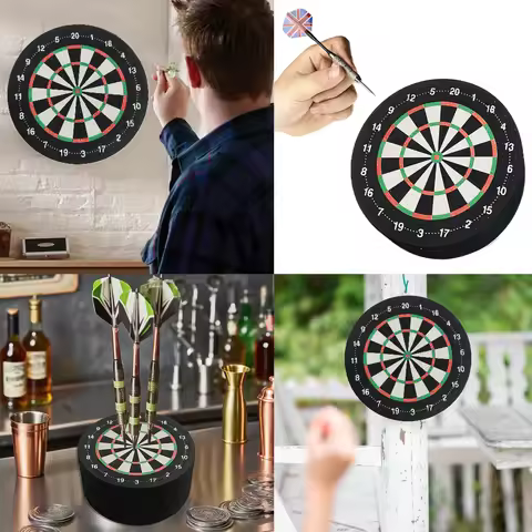 2/4/6/pcs Mini Dart Board Darts Game Set 10cm EVA Foam Soft Dart Stand Dartboard House Miniaturas Da