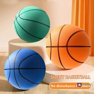 [BraveSundu] 18/21/24cm Bouncing Mute Ball Indoor Silent Basketball With Hoop High-Resilience Lightw