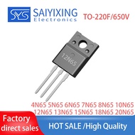 10PCS TO-220F Original 4N65 5N65 6N65 7N65 8N65 10N65 12N65 13N65 16N65 20N65 MOSFET Crystal Tube Ge