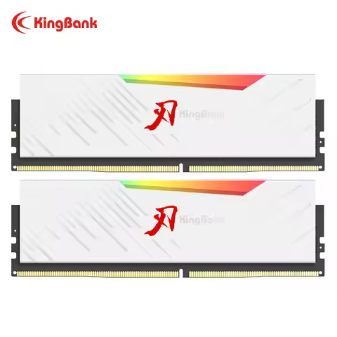 KINGBANK SOARBLADE KRRW Series 32GB (16GBx2) Kit 8000MHz DDR5 White RGB Overclocking Memory XMP3.0 H