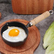 12CM Cast Iron Mini Egg Frying Pan With Pour Spout Nonsti Milk Pan Butter Melting Pot Gas Stove Indu