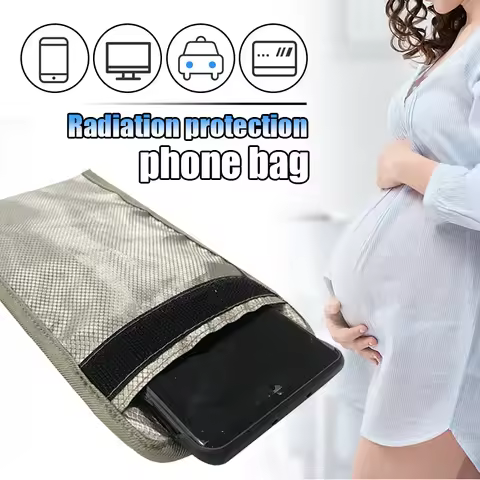 Anti-tracking RFID Faraday Bag Phone Pouch RF Signal Blocker Anti-Radiation Shield EMF Radiation Pro