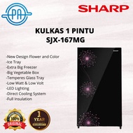 SHARP SJ-X167MG-DP/DB KULKAS 1 PINTU SJX167MG