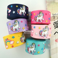Unicorn_grosgrain Ribbon 25mm (5 Yards/10 Yards)