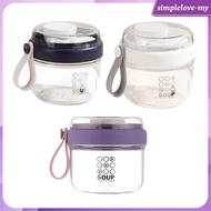 [SimpleloveMY] Salad Cup 650ml Yogurt Cup Cereal Cup Jars Oatmeal Storage Cup Oatmeal Container for 