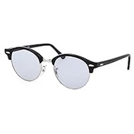 RayBan RX4246VF 2000 Sunglasses, 49 Sizes, Club Round, Light Blue Smoke, Light Color Lens Set, RayBan Glasses Frame, UV Protection, Round Glasses, Black Rim, Light Colors, Light Colors
