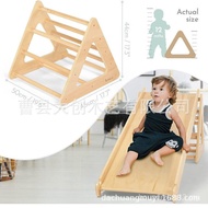 Tangga Segitiga Memanjat Kanak-kanak Kayu Taman Permainan Gim Bilik Kanak-kanak Memanjat Imbangan Ma