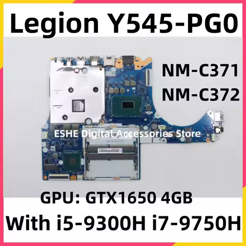 For Lenovo Legion Y545-PG0 Laptop Motherboard With CPU i5-9300H i7-9750H GPU GTX1650 4GB NM-C371 NM-