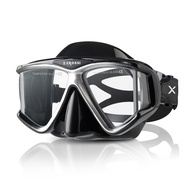 Snorkeling Scuba Diving Mask with Power Lens, Panoramic 4 Lens Tempered Glass Snorkeling Dive Mask ,
