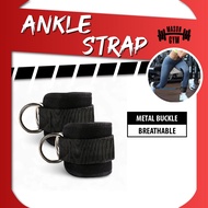 1Pcs Ankle Strap D-Ring Ankle Gym Cable Attachment Leg Training Gym Equipment Gym Pulley Machine Acc