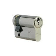 VIRO 975.2.9 - Euro Profile Half Cylinder - Nickel Plated Brass Body