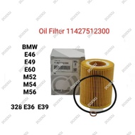 (11427512300) OIL FILTER BMW E46 E49 E60 M52 M54 M56 328 E36 E39