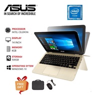 [SUPER SALE] Laptop/Notebook Asus flip touchscreen murah RAM 4GB windows 10 [PLUS PACKING KAYU]