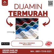 Genteng Atap Upvc Holodeck Warna Biru TERMURAH
