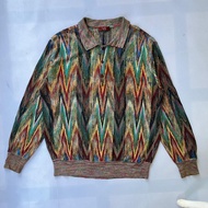 Vintage Caperdoni Half Sweater Knitwear Like Coogi Missoni