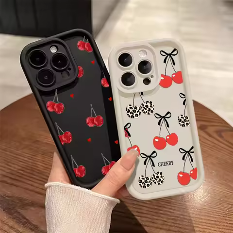 Red Cherry Pattern Phone Case For Huawei Magic 6 7 8 PRO 7 Lite P30 P40 P50 Pro Mate 20 30 40 50 Pro