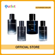 อย่างเป็นทางการ Dior Sauvage Four - Piece Gift Box 30ML × 4 กลิ่นหอมยาวนาน Eau De Parfum