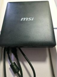 湛黑美型實用 MSI UO700 外接式DVD燒錄機 光碟機