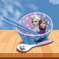 愛莎公主碗勺套裝兒童碗大號冰雪奇緣女童餐具筷子寶寶專用飯碗