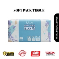 Excue Soft Pack Facial Tissue 3-Ply 130 Sheets | Ultra Care & Absorbent Facial Wipes