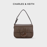 CHARLES and KEITH CK2-20271242 ไหล่เดียวใต้วงแขนกระเป๋าหมอนผู้หญิง