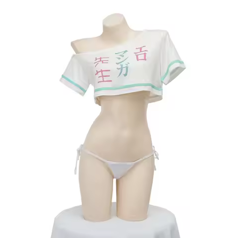 Cute Girl Japanese Anime Izumi Sagiri T-shirt Pajamas Underwear Lingerie Cosplay Costumes