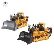 [Fenteer] 9 Channel Full Functional RC Remote Control Construction Toy Tractor with Lights & Sounds 