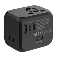 TrioNinja WORLDWIDE UNIVERSAL TRAVELER PLUG ADAPTER 6.3A USB PORT 5V 2.4A