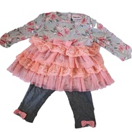 Girl Blouse/Top + Pants Girl Set