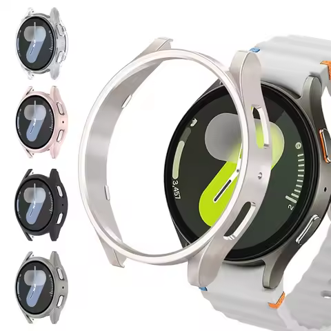 Cover for Samsung Galaxy Watch 7 Case 40mm 44mm FE Accessories PC Frame Protective Hard Bumper Shell