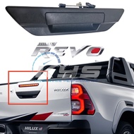 🔥NO camera hole CHROME & BLACK🔥 TOYOTA HILUX REVO 2.4 2.8 GUN125 GUN126 REAR BACK DOOR TRUNK # TAIL 