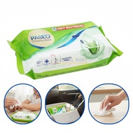 Paseo Antibacterial Cleansing Wipes – Wet Tissue 50 Sheets | Antibacterial Wet Wipes | Hygienic Wet 