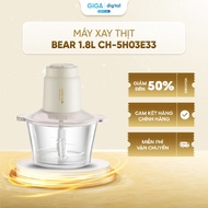 Bear meat grinder 1.8L CH-5H03E33 - Capacity 300W - Flexible adjustment with 2 grinding speeds - Gla