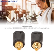 MULTICOLOURFD 2PCS Male to 0.78mm Female Adapter, Portable Plug and Play 0.78mm 2Pin Headphone Cable