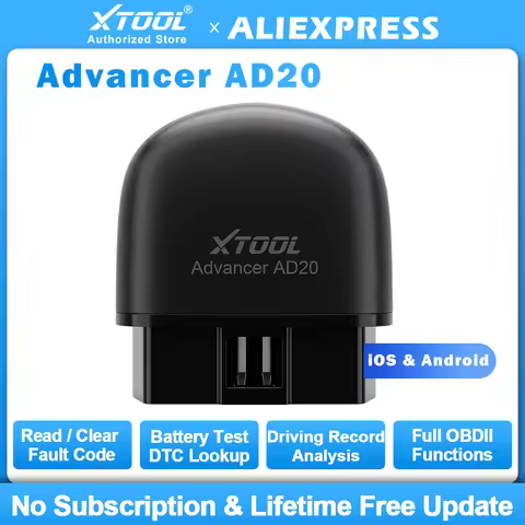 2025 XTOOL Advancer AD20 Bluetooth OBD2 Scanner On Android IOS Universal Car Diagnostic Tools Super