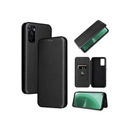 Pelanty OPPO A55S 5G Case Notebook Type Carbon Fiber Type OPPO A55S 5G Portable Cover oppo a55s 5g Rear Case Lightweight