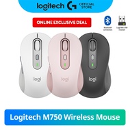 Logitech Signature plus M750/M650/M650L Wireless Mouse , Silent Clicks, Bluetooth, Multi-Device Comp