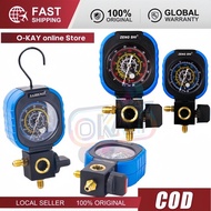 Single Manifold Gauge for R22/R134A/R410A/R32 – AC Refrigerant Pressure Gauge HVAC Tool