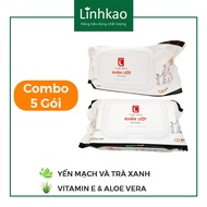 COMBO 05 Khăn ướt LOTTE choice L - 120 miếng