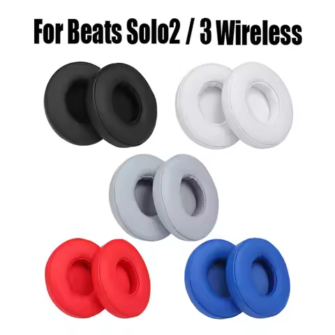 Replacement Ear Cushion Earpads For Solo 2 3 Wireless Ear Pads Earbuds For Beats Solo3 Wireless Head