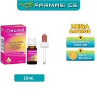Cerumol Ear Wax Softener Dual Action Formula 10ml EXP:07/2028 [ ear hygiene earcare earwax dropper F