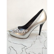 Taiwan All Natural Leather Women's Dinner Shoes Zero Size 1180 (No. 36)