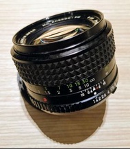 MINOLTA MC III ROKKOR-PG 50mm f1.4 SR mount lens 大光圈手動對焦第三代MC Rokkor鏡頭