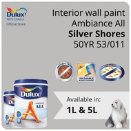 Dulux Interior Wall Paint - Silver Shores (50YR 53/011)  (Ambiance All) - 1L / 5L