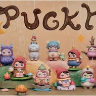 P POPMART PUCKY PUCKY PUCKY Departure Series Mystery Box Cute Toy Figure