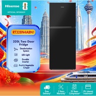 Hisense 320L 2 Door Top Mount 4 STAR Inverter Fridge / Refrigerator / Durable Inverter - RT328N4ABN1