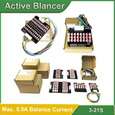 5.5A Active Balancer 3A 3S 4S 5S 6S 7S 8S 9S 10S 12S 16S 17S 21S BMS Equalizer Lifepo4 Li-ion LTO Ba